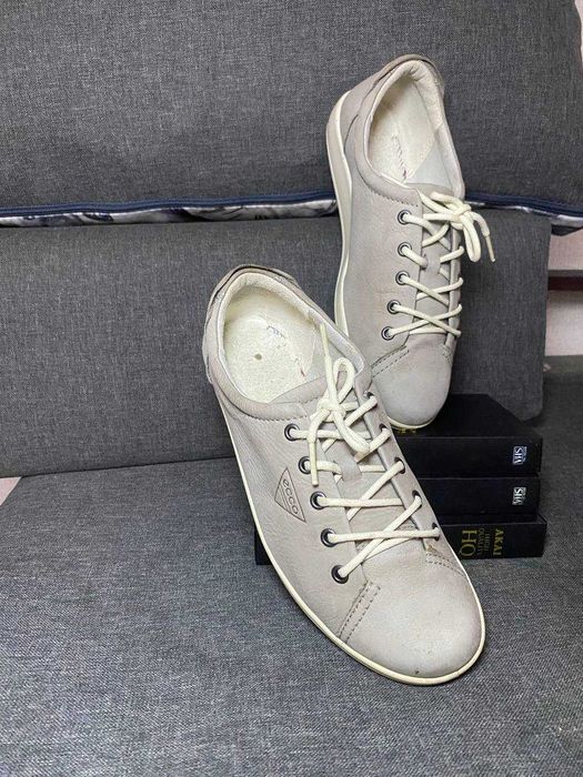 Оригінальні кросівки ECCO Soft 2.0 | Нубук/Текстиль | 38р