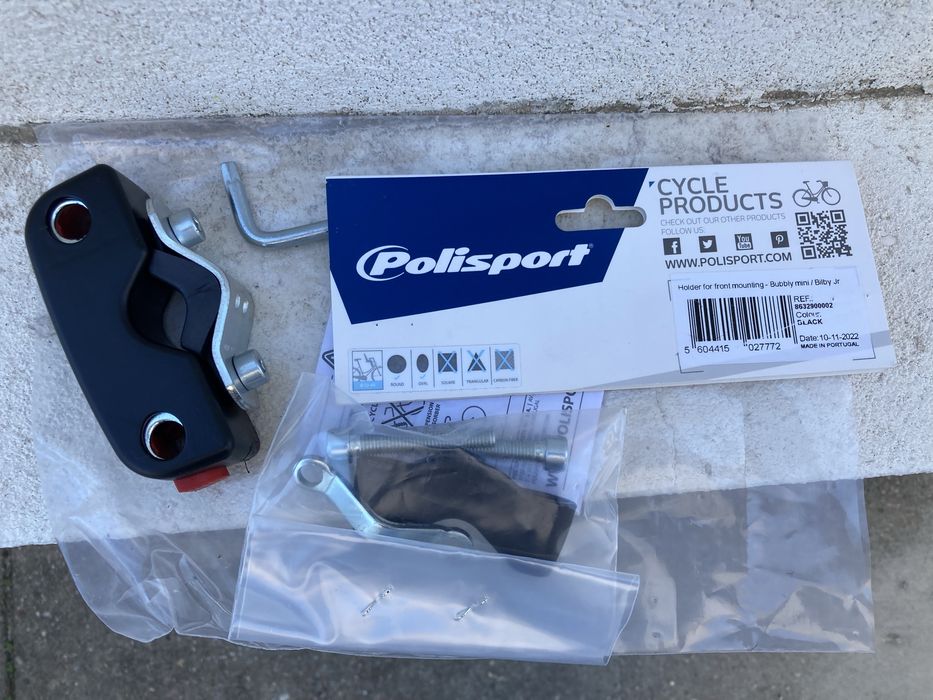 Polisport - Bicicleta bloco de fixação para cadeira frente