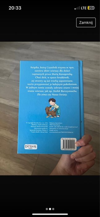Wiersze marii konopnickiej ksiazka dla dzieci