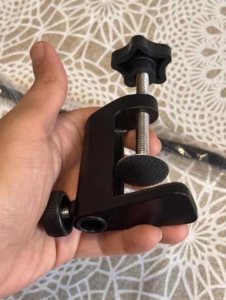 Lampa biurkowa LED z zaciskiem elastyczna do czytania nad monitor USB