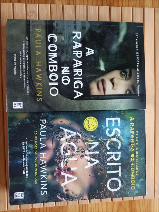 Lote 2 livros Paula Hawkins