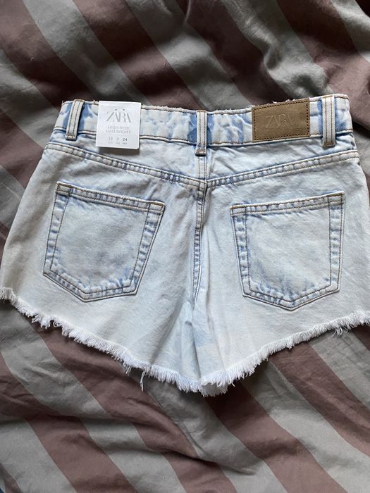 Spodenki jeansowe zara