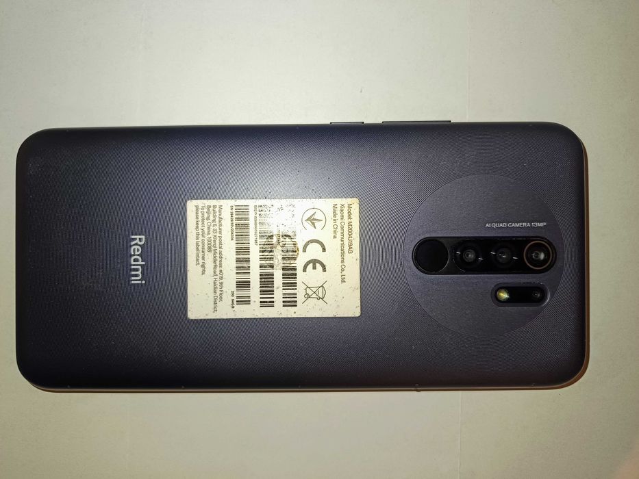 Telefon Smartfon Xiaomi Redmi 9 Dual SIM - Uszkodzony Aparat