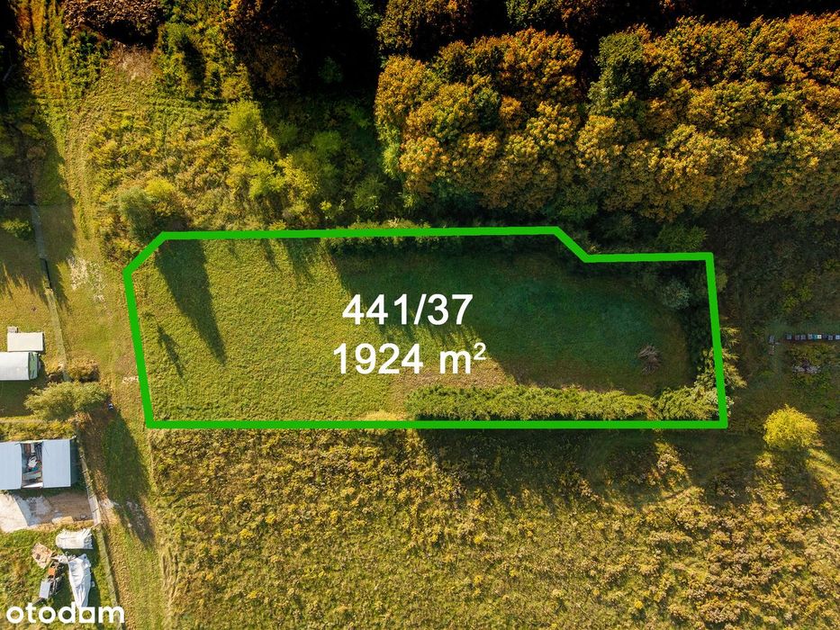 Działka budowlana - Dąbrówno - 1924 m² | MPZP - Widok 3