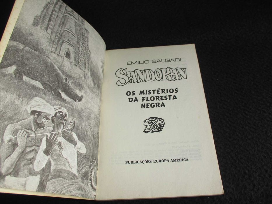 Livros Sandokan Emilio Salgari 1977