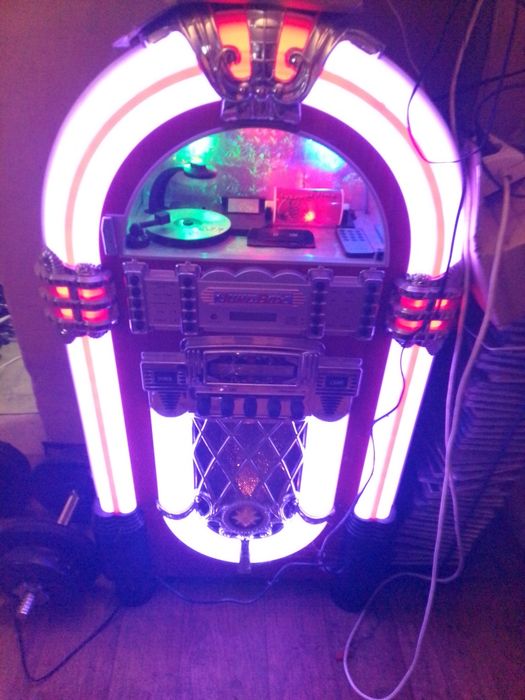 Szafa grajaca radio cd wieża amplituner retro wzmacniacz aux boombox