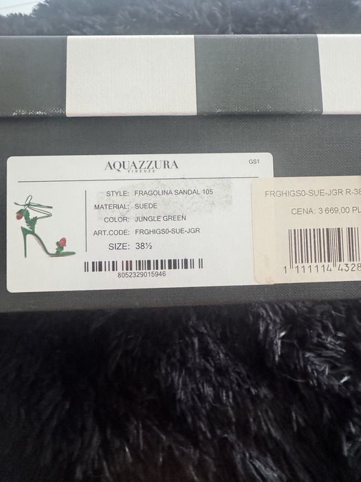 Szpilki, sandalki Aquazzura