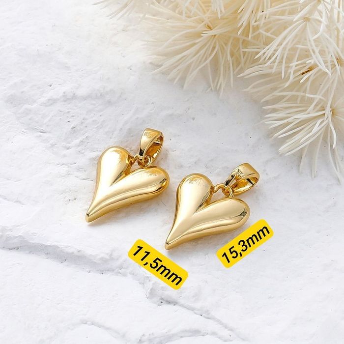 Підвіска серце з ланцюжком, кулон серце, кулон сердце - цепочка 50см