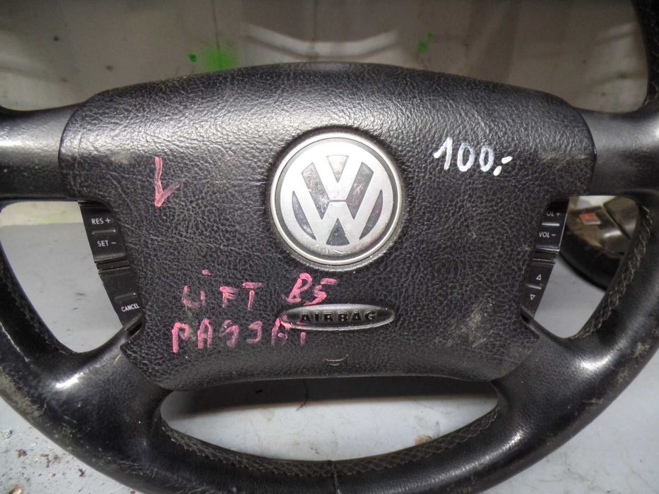 Maj6 Kierownica multifunkcyjna + airbag volkswagen passat b5 FL lift wysyłka