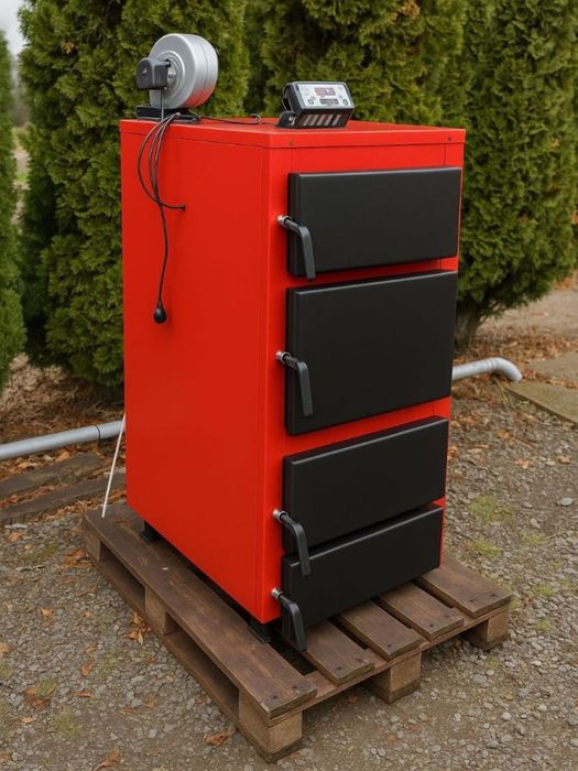 Kotły Kocioł 19kW na Drewno Węgiel - PRODUCENT Piec Zasypowy do 180m2