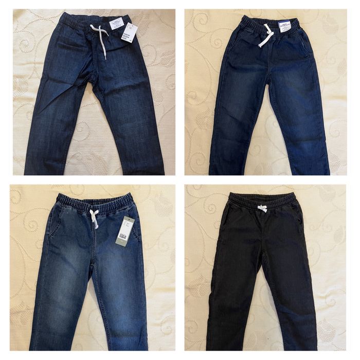 Штаны джоггеры джинсы h&m на 8-11 лет (р. 134-146) новые