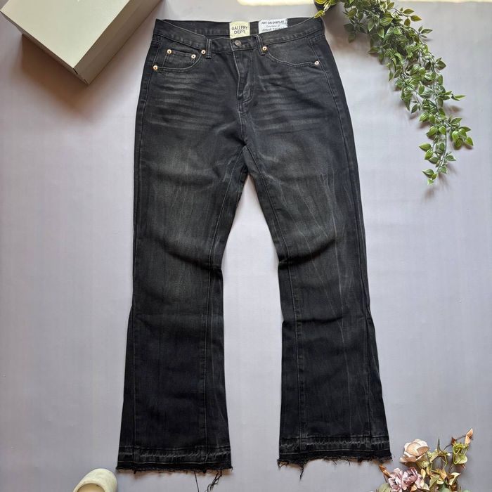 [БЕЗ ПРЕДОПЛАТ] Gallery Dept Flared Jeans Black галери депт