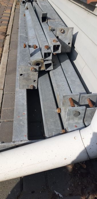 Łoże, podpora, stojak jachtu, solidny, składany, ocynk.