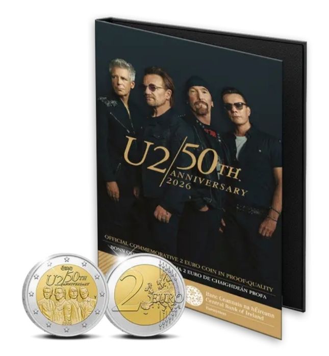 2€ - Moeda U2 Proof, 2026