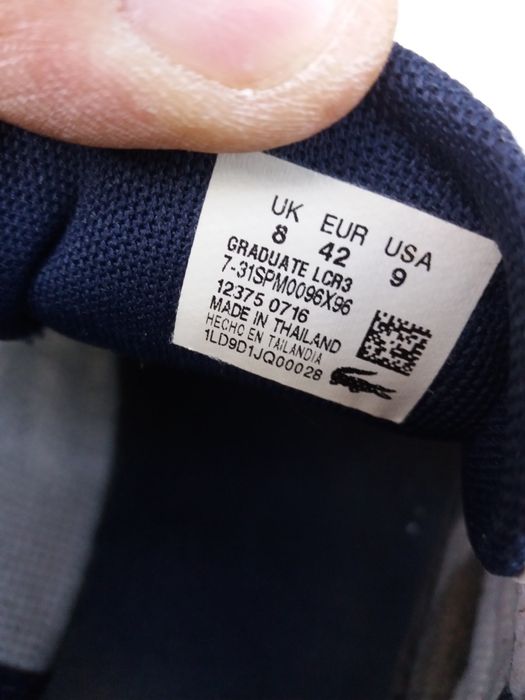 Tennis lacoste n°42