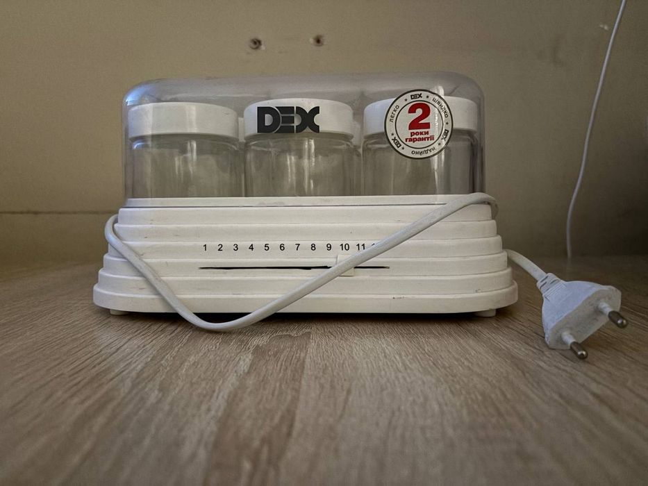 Йогуртница DEX. Стекло