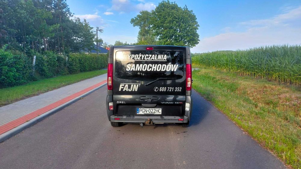 Wynajem Samochodów 9-osobowych, Kaucja tylko 100! – FAJN Wypożyczalnia