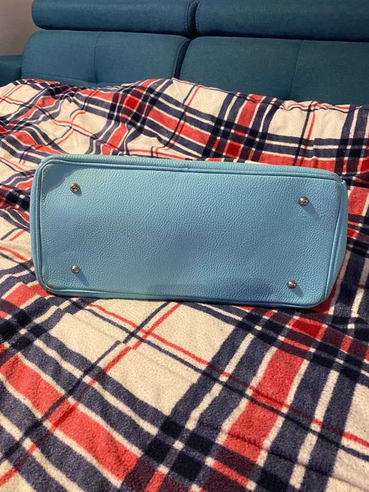 Torebka damska niebieska stan bardzo dobry