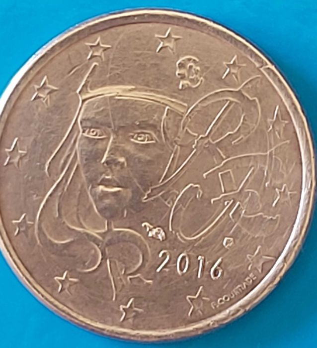 5 Cêntimos de 2016 de França C/Defeito