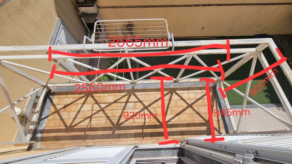Gradeamento Vedação guarda-corpos proteção em ferro para varanda