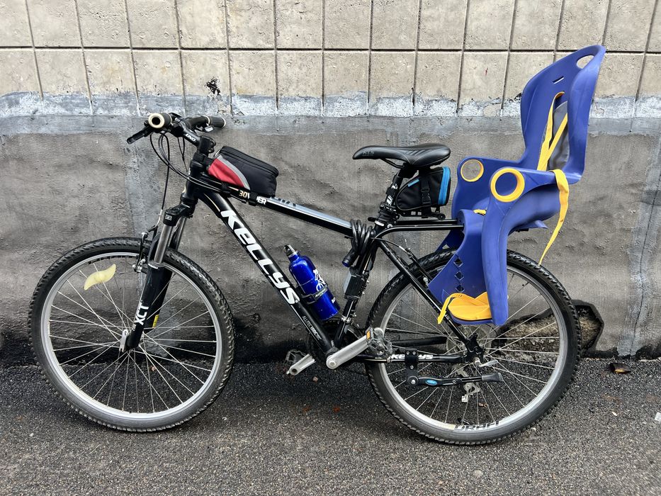 Велосипед 26" Kellys Viper 30 + детское кресло