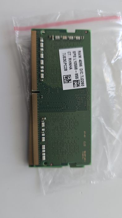 sodimm DDR4 2x 4GB