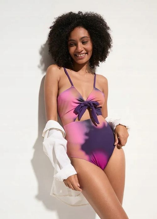 B.P.C kostium kąpielowy dwustronny batikowy wzór 40.