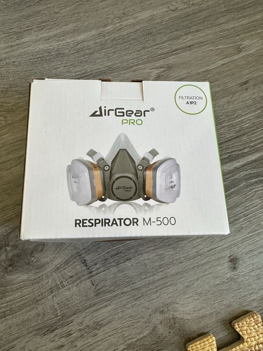 Respirador AirGear PRO M-500 | Proteção A1P2 | Novo