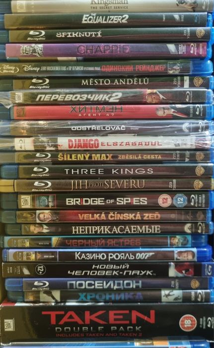 Blu ray диски,все ліцензія.