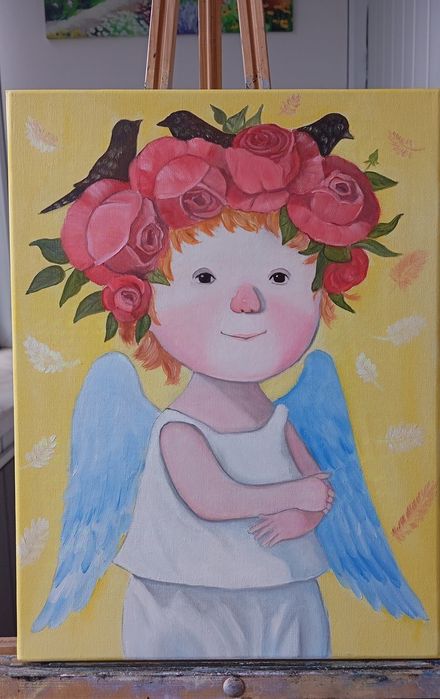 Картины маслом по мотивам Гапчинской. Ручная работа, живопись, подарок