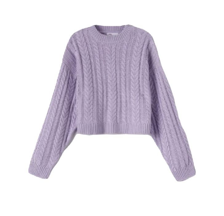 Светр рожевий та ліловий