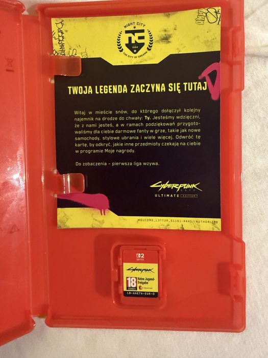 Gra cyberpunk 2077  nintendo switch 2