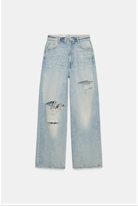 Джинси з подертостями Zara, рвані джинси. 34, 36 р.