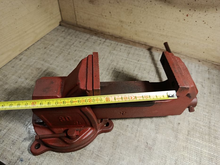 Imadło ślusarskie PRL 80mm roz110mm -możliwa wysyłka