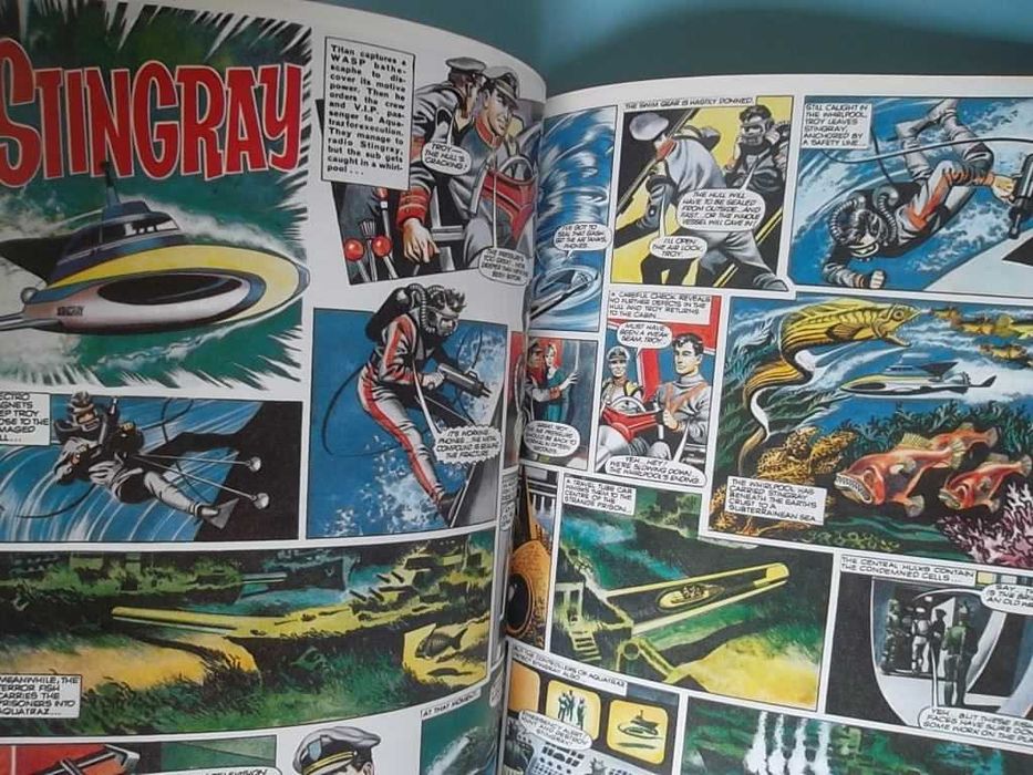 "STINGRAY" - Álbuns de BD da conhecida série de TV, Completo 2 vols.