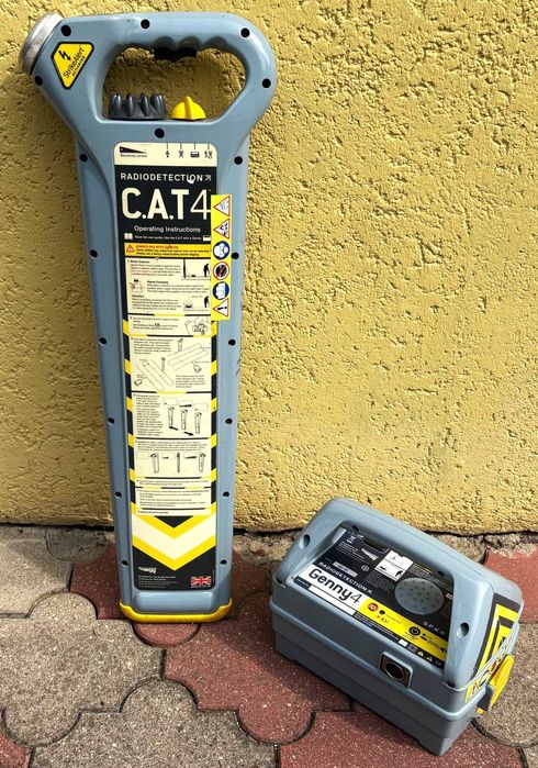 Radiodetektor wykrywacz kabli instalacji CAT4+ GENNY Pomiar głębokości