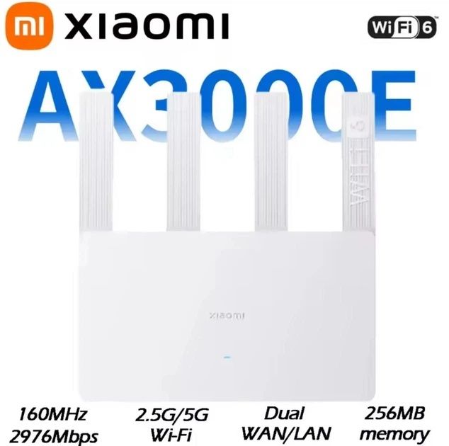 Роутер Wi-Fi-маршрутизатор Xiaomi AX3000E