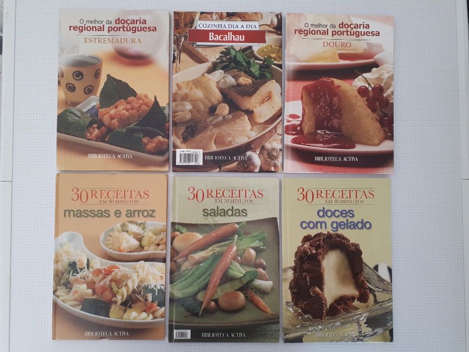 Coleção de Livros de culinaria NOVOS