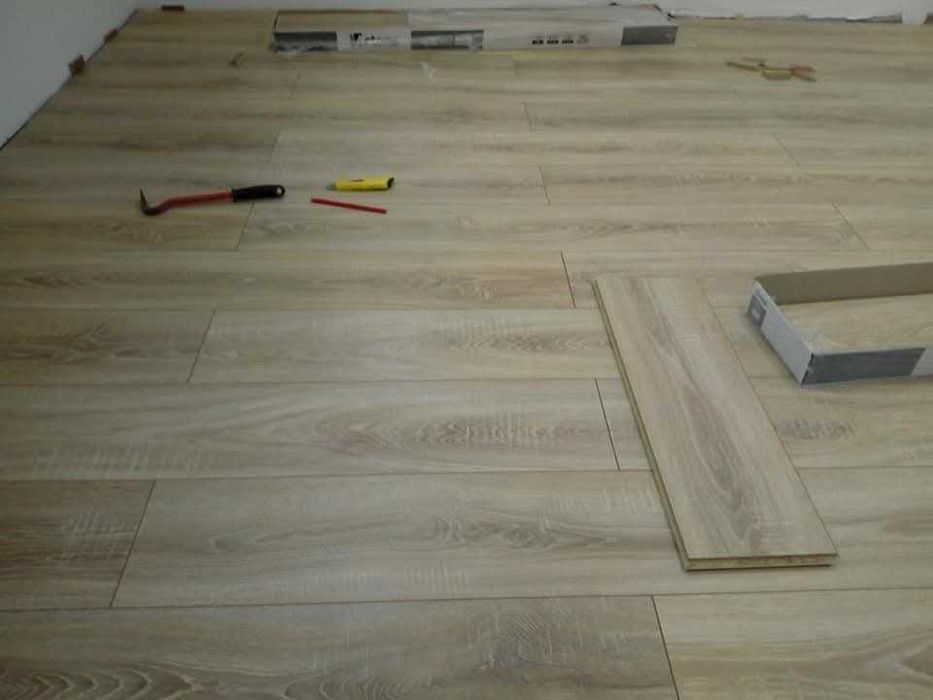 Aplicação chão  flutuante