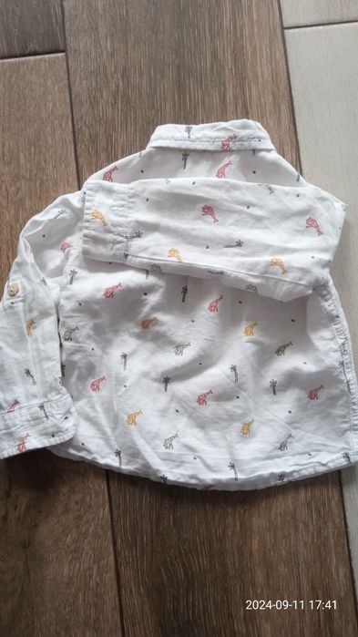 Koszula ,+bluzeczka dla chłopca 86