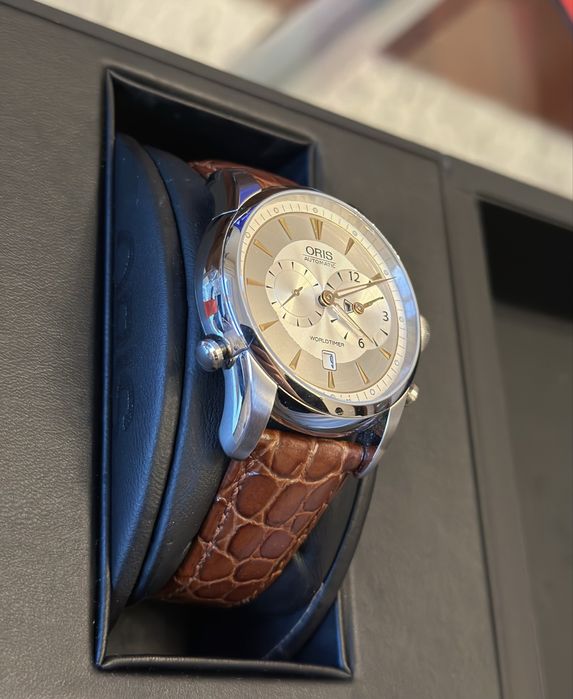 Zegarek automatyczny Oris Artelier Worldtimer