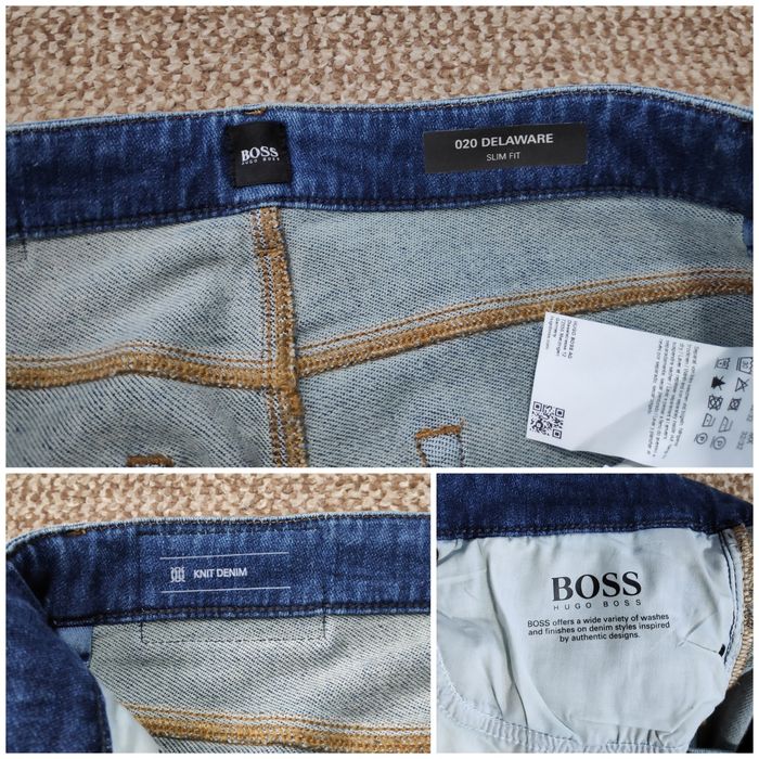 Hugo Boss Delaware джинси slim fit knit denim оригінал W32 L32