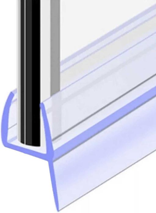 Uszczelka do szklanych drzwi prysznicowych, o grubości 6 mm, 2 m