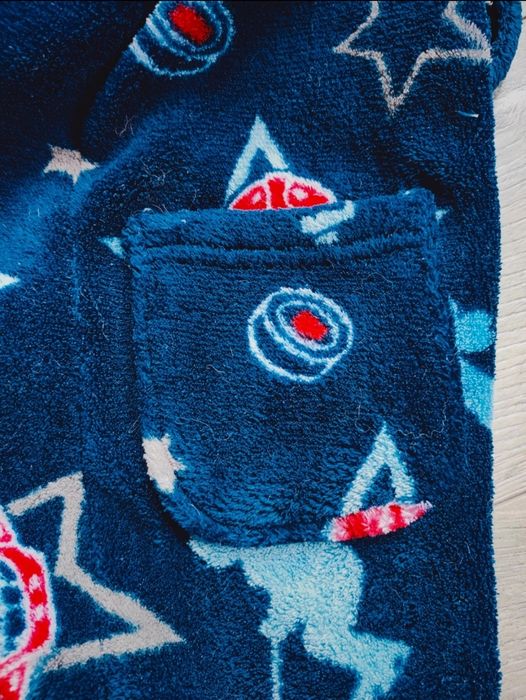 Szlafrok dziecięcy miękki ciepły