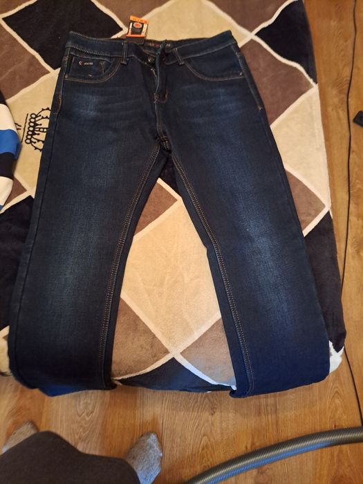 Джинсы зимние на флисе