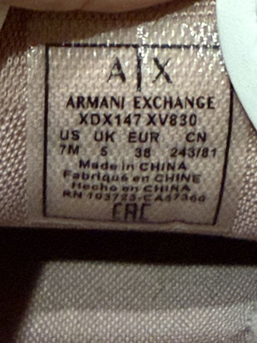 Кроссовки/кеды Armani Exchange