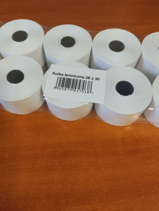 Rolki termiczne 10 sztuk (28 x 30)