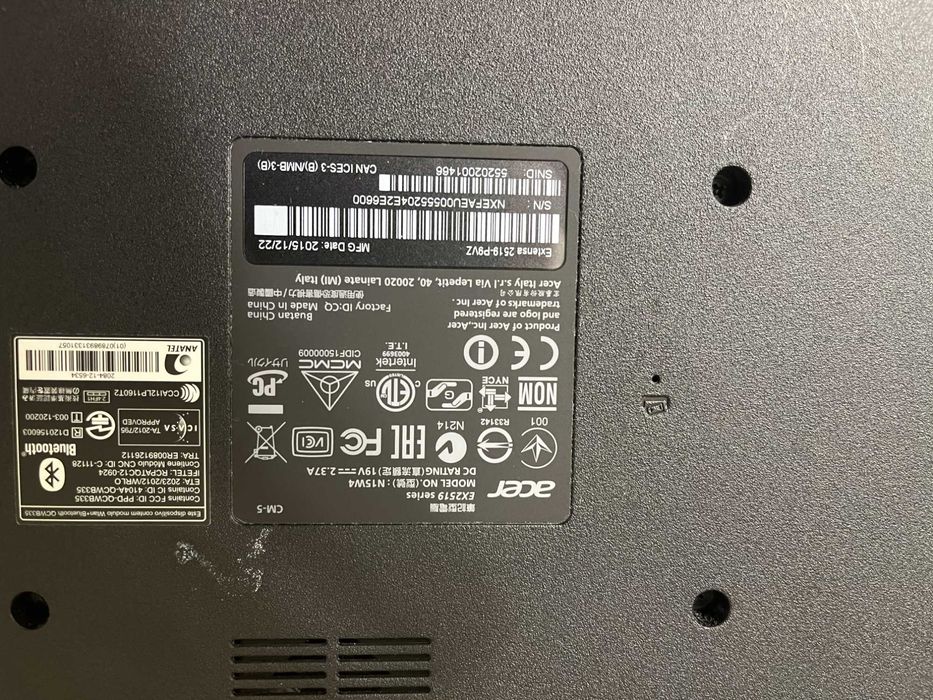 Продам ноутбук Acer N15W4 EX2519-P9VZ