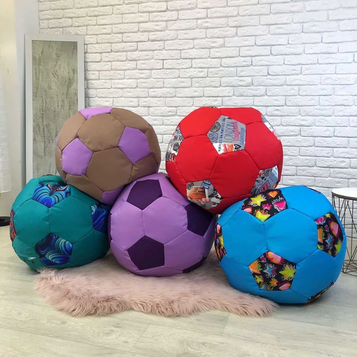 М'ячі, крісло мішок, кресло мешок, крісло  груша, пуфи по акціЇ!