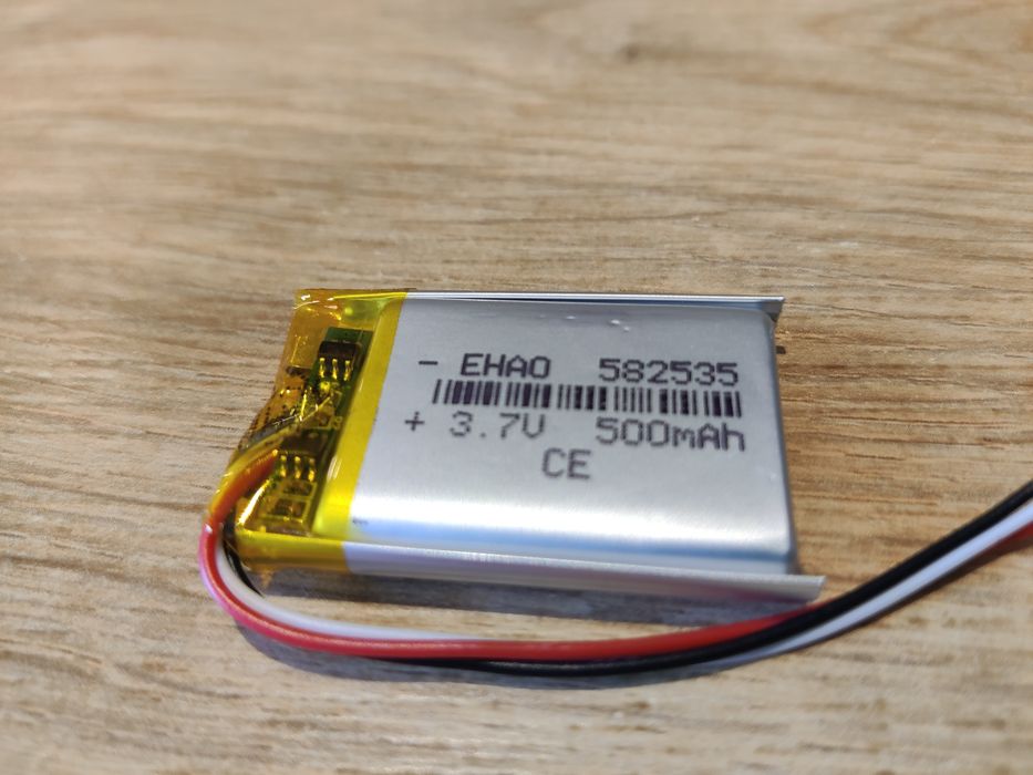 Akumulator bateria litowo-polimerowa 3.7V 500 mAh JST 3pin 1,5